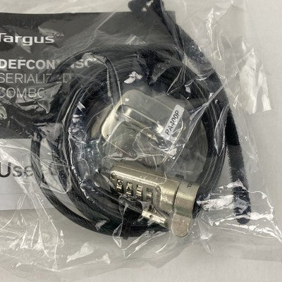 Targus 60 Defcon Mini Combo Cable Lock Lot of 5