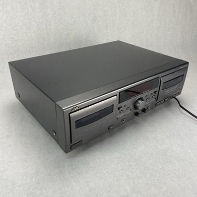 Vintage JVC TD-W317 Double Dual Cassette Deck For Parts