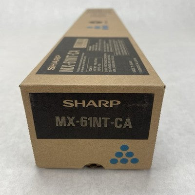 Sharp MX-61NT-CA Cyan Toner Cartridge