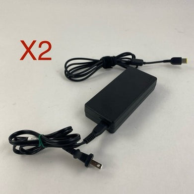 Lenovo ADL135NLC2A 13W 20V Square Tip AC Adapter - Lot of 2