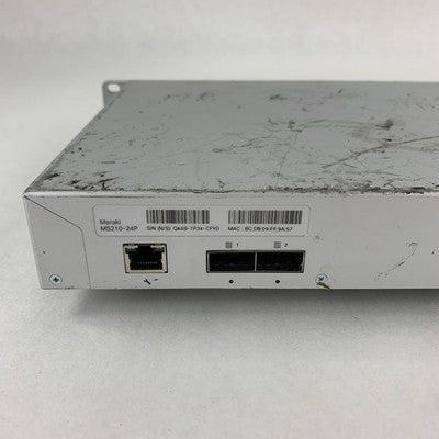Cisco Meraki MS210-24P 28-Port Fully Managed Ethernet Switch Reset Tested