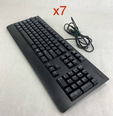 Lenovo SD50L79983 Wired USB Keyboard Lot of 7