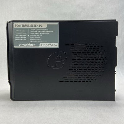 eMachinces EL1352 SFF AMD Athlon 2 x2 255 3.1GHz 4GB RAM No HDD No OS