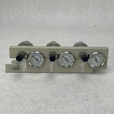 HP 19246-60540 Gas Pressure Control Assembly w/ 3 Regulators & Gauges~5890 II
