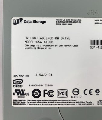 HL Data Storage GSA-4120B DVD Writable/CD-RW Drive
