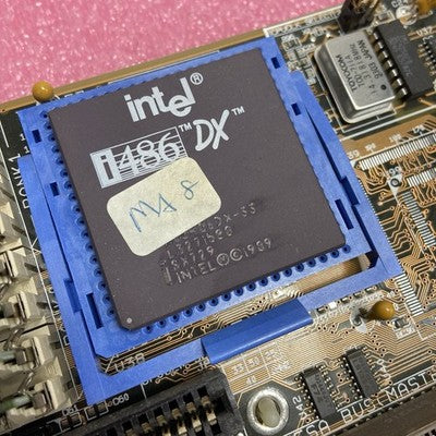 Acer V433S Baby AT Motherboard Intel 80486DX 33MHz 1MB RAM 8x ISA