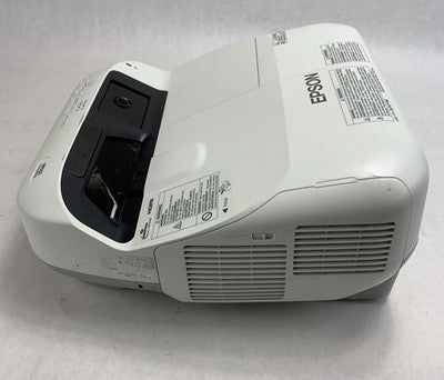 Epson BrightLink 595Wi H599A LCD Projector 1876 Lamp Hours - No Remote Loud Fan