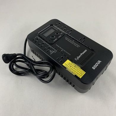 CyberPower EC650LCD Ecologic UPS 650VA/390W Energy Efficient LCD No Batteries