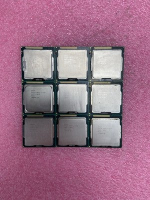 Lot of 9 Intel Core i3-2120 SR05Y 3.3GHz Desktop Processor