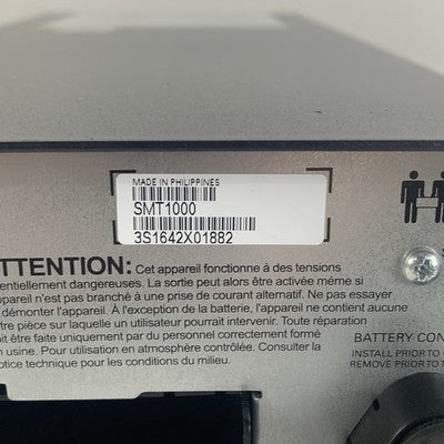 APC SMT1000 Smart-UPS 1000 120V 700W 8 Outlet LCD Tested No Battery