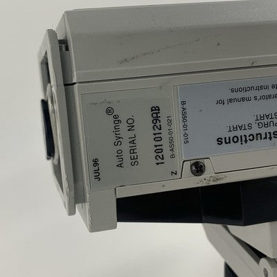 Baxter AS50 IM8550 Infusion Pump Powers Reset No Batteries No Charger Bad Rubber