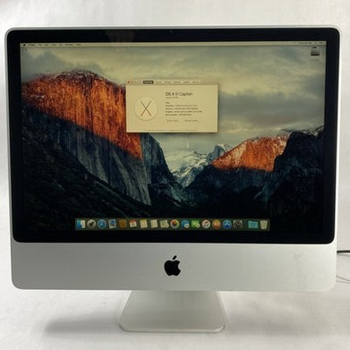 Apple A1225 iMac 24" 2008 3.06GHz Core 2 Duo 4 GB RAM 750GB HDD macOS 10.11.6
