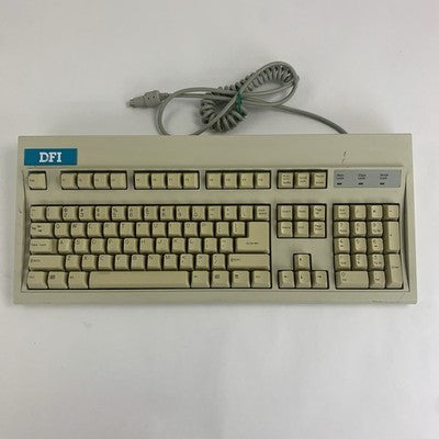 Keytronic DFI E03601 E03601QLPS2-C Vintage Wired Keyboard Tested