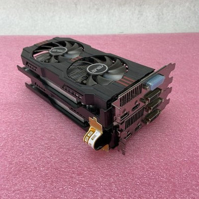 Lot of 2 ASUS Radeon HD7770 2GB GDDR5 PCIe Graphics Card w/Crossfire