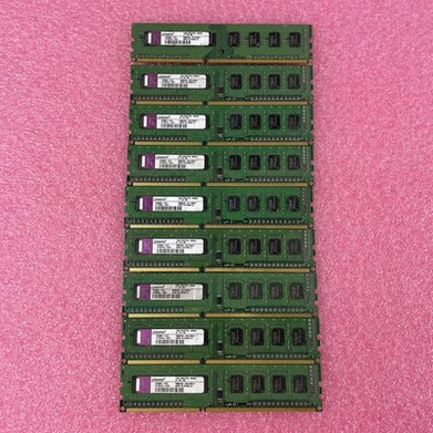 Kingston PC3-8500U DDR3-1066 Desktop RAM Lot 9pc 10GB Total Untested