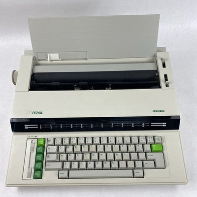 Royal Alpha 600P Electric Typewriter Tested Working No Ribbon