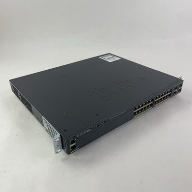 Cisco WS-C2960X-24PS-L  V01 48-Port PoE+ Switch Tested and Reset