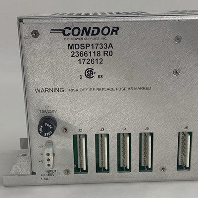 Condor MDSP1733A  DC Power Supply 2366118 GE Untested