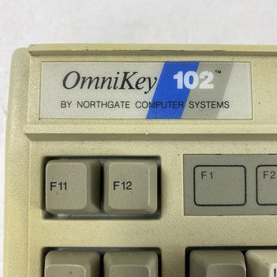 Northgate Computer Systems OmniKey 102 Mechanical Keyboard No Cable Untested