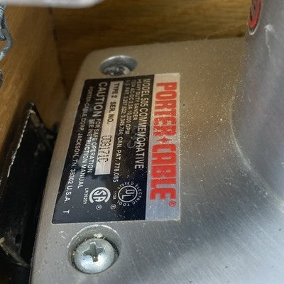 Porter Cable Model 505 25th Anniversary Heavy Duty Sander w/ Wood Box Tested