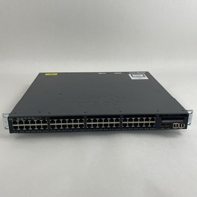 Cisco WS-C3650-48PS-S V01 Catalyst 3650 48-Port PoE+ 4x1G  Tested & Reset 2X PSU