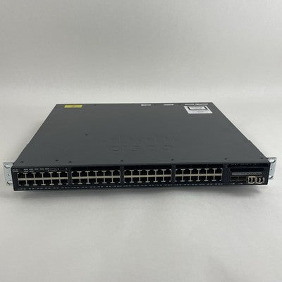 Cisco WS-C3650-48PS-S V01 Catalyst 3650 48-Port PoE+ 4x1G  Tested & Reset 2X PSU