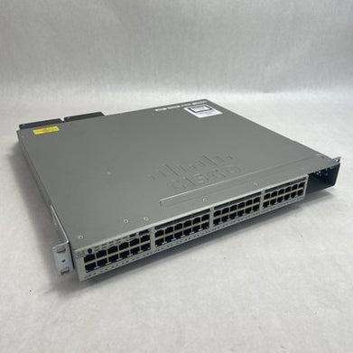 Cisco WS-C3850-48PW-S 48-Port PoE+ Gigabit Layer 3 Managed Switch Tested & Reset