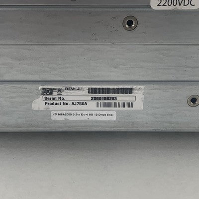 HP StorageWorks MSA2000 Array 2x AJ751A Controller 2x PSU 6x Caddies No HDDs