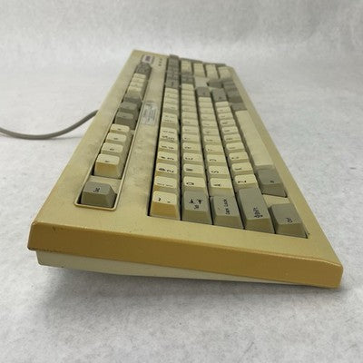 Compaq Enhanced III Vintage Keyboard Yellowed Tested Stuck Key