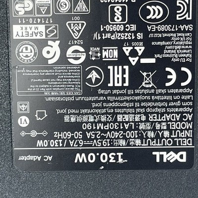 DELL LA130PM190 19.5V 6.7A 130W Genuine Original AC Power Adapter Lot of 7