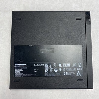 Lenovo ThinkCentre M73 Micro Intel Core i5-4570S 2.9GHz 1x4GB RAM No HDD/OS/AC