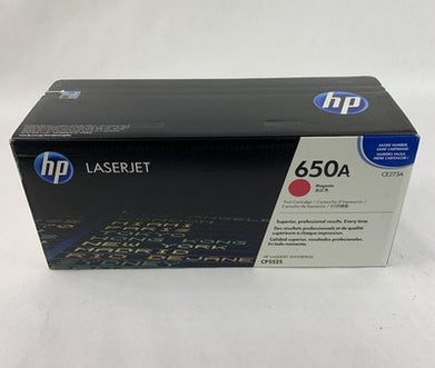 HP LaserJet 650A CE273A Magenta Toner Cartridge Exp: Aug 2014