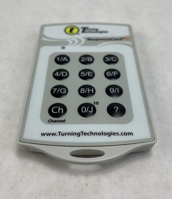 Turning Technologies RCRF-02 (Programmable) Response Card Clicker (Lot of 4)