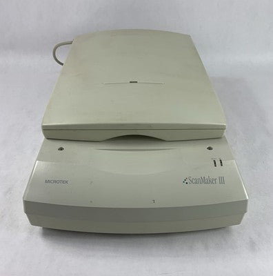 Microtek MRS-1200F36 ScanMaker III Flatbed Scanner - Parts or Repair