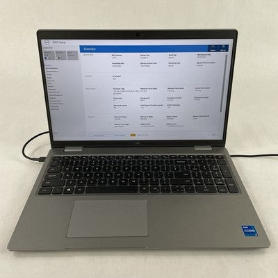 Dell Latitude 5520 15.6" i5-1135G7 2.40 GHz 8GB RAM No SSD No OS No Battery READ