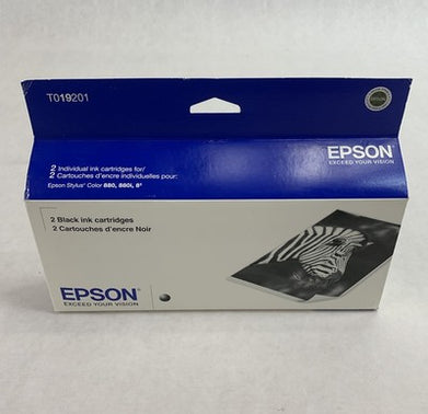Epson T019201 Black Ink 2-Pack Exp. Jan 2012