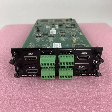 Crestron DMCO-33 HDMI w/ 4 Stereo Analog Audio Output Card