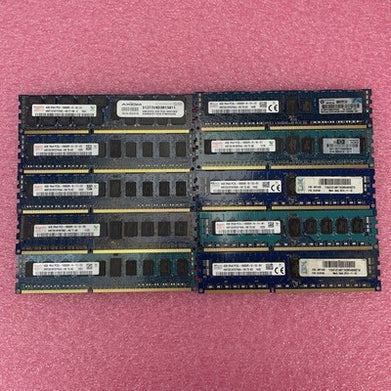 Assorted Hynix 4GB DDR3-1333 ECC RDIMM Server RAM Mixed P/N Lot of 10 Untested