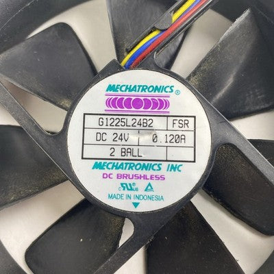 Mechatronics G1225L24B2 DC24V Cooling Fan Untested