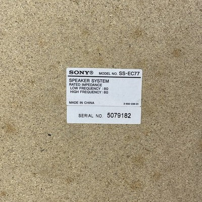 Sony HCD-GX99 Compact Disc Receiver w/ Speaker System Tested