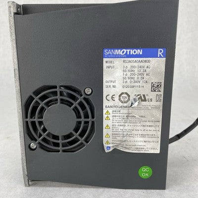 Sanyo Denki RS3A02A0AA2 Sanmotion R AC Servo Drive Controller Untested
