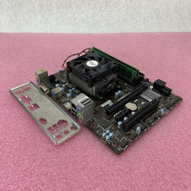 MSI A68HM-E33 V2 Motherboard AMD A4-6300 3.7GHz 2GB RAM w/IO Shield