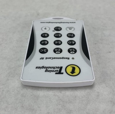 Turning Technologies RCRF-02 Response Card Clicker Remote (Lot of 4)
