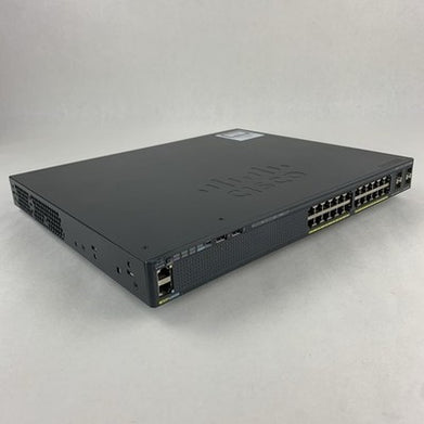 Cisco Catalyst 2960 WS-C2960X-24PS-L V02 24 Port Tested Reset No Stack