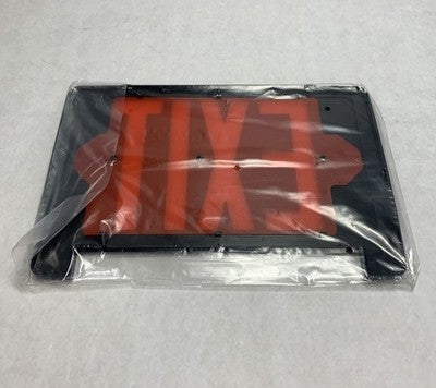 Light Pipe Combination Exit/Emergency Lighting Red LED Sign