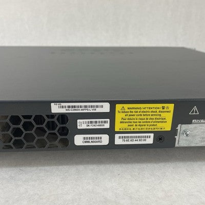 Cisco WS-C2960X-48FPS-L 48 GigE PoE - Tested