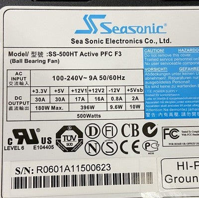 Antec NSK2480 Micro ATX Desktop Computer Case Seasonic SS-500HT 500W PSU