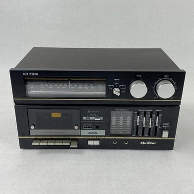 Quazar CR7531 Receiver Tape Deck Tested