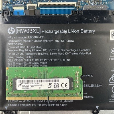 HP 17+-cn000 17.3" i7-1165G7 2.80 GHz 8 GB RAM No SSD No OS - Bad Corners