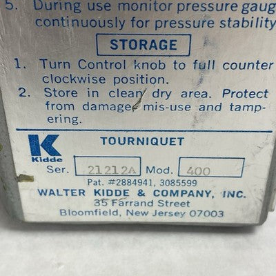 Kidde Model 400 Pneumatic Tourniquet